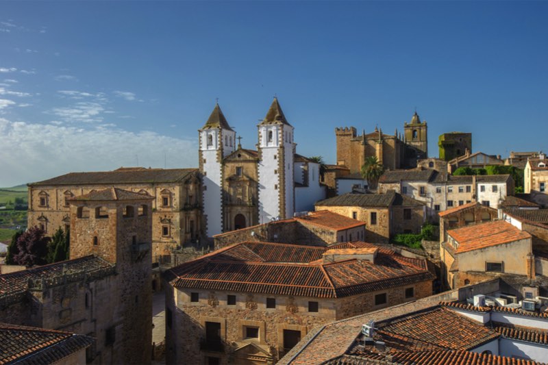 Unesco cáceres oude centrum